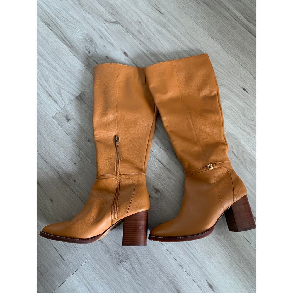 Sam Edelman Tall Leather Knee Boots in Tan